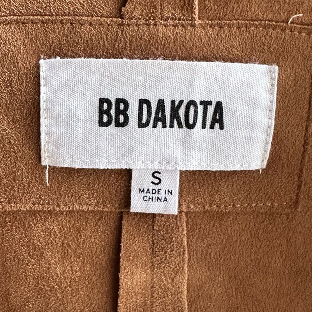 BB Dakota Vegan Suede Leather Jacket - Picture 7 of 8